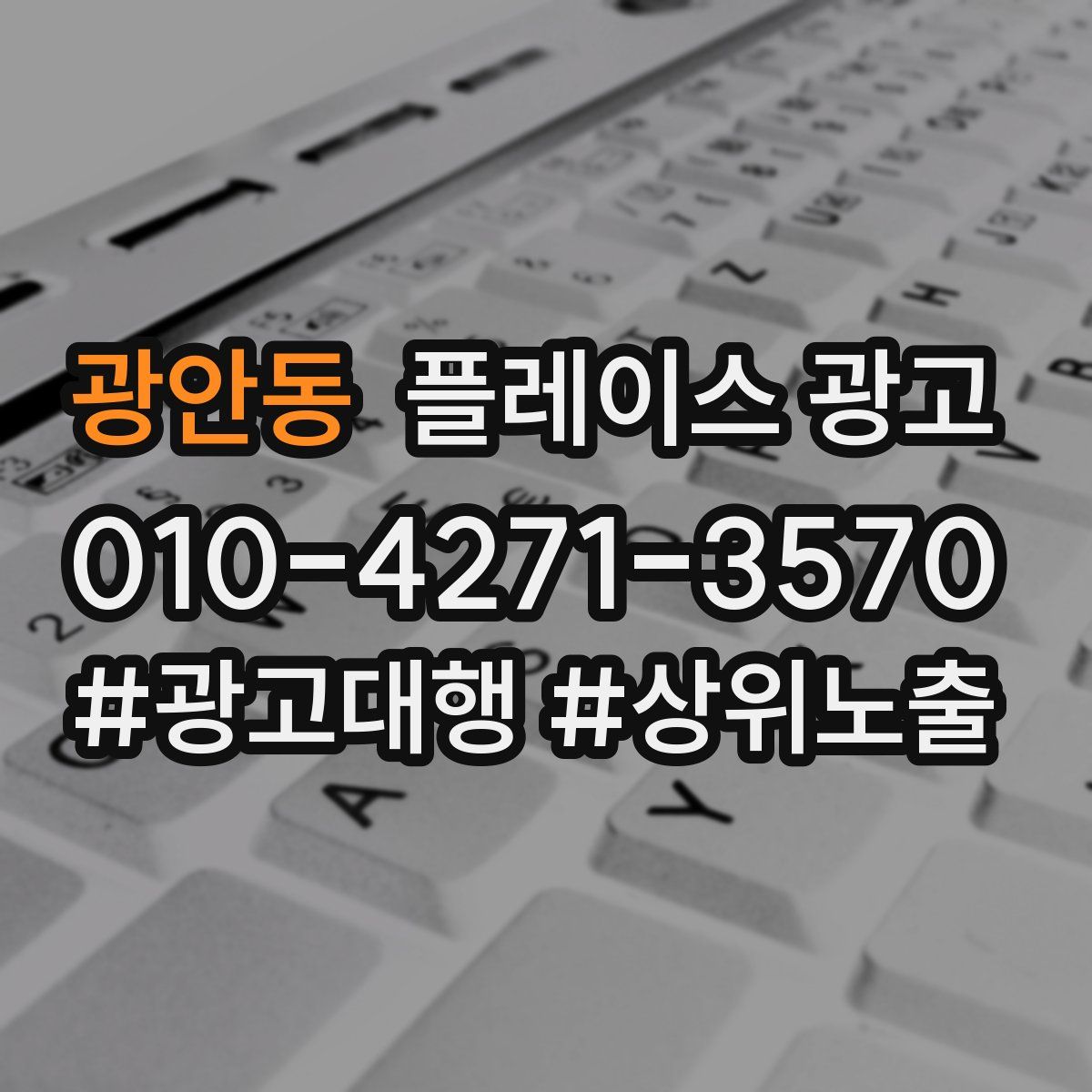 광안동 플레이스 광고