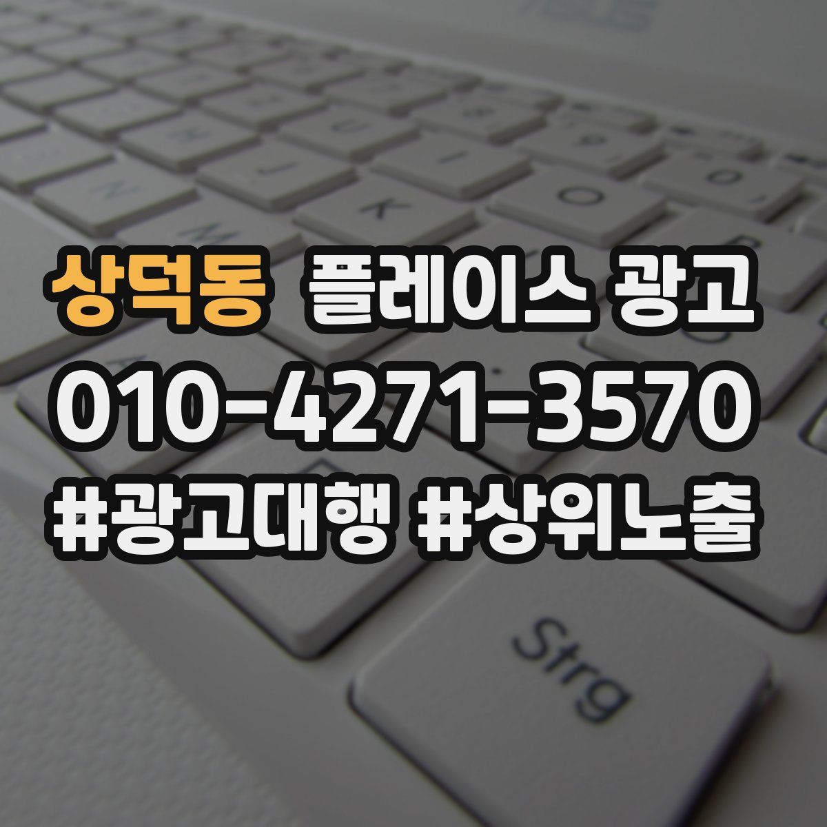 상덕동 플레이스 광고