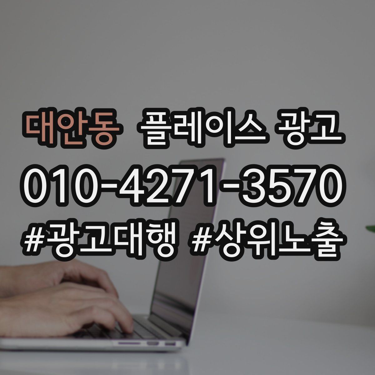 대안동 플레이스 광고