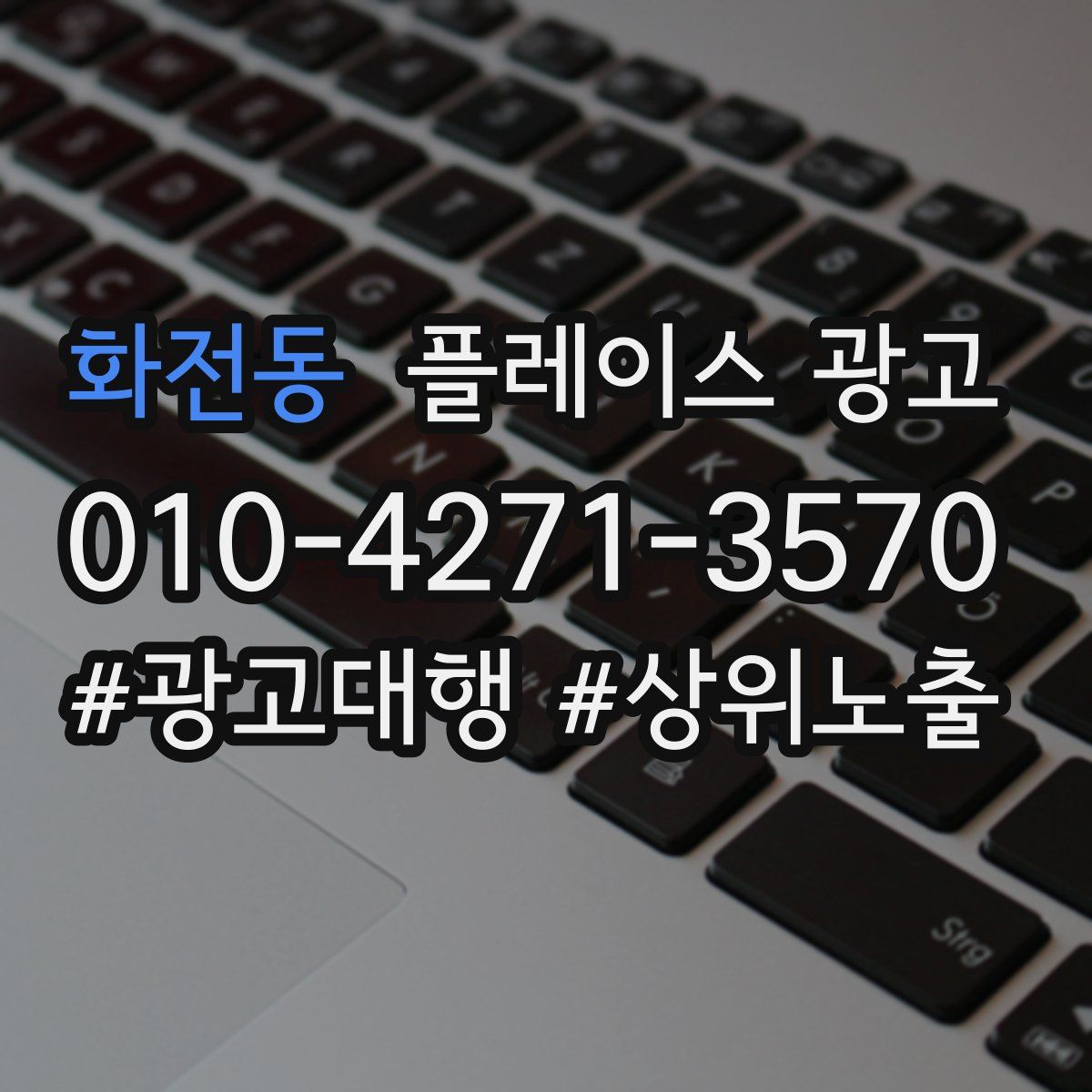 화전동 플레이스 광고