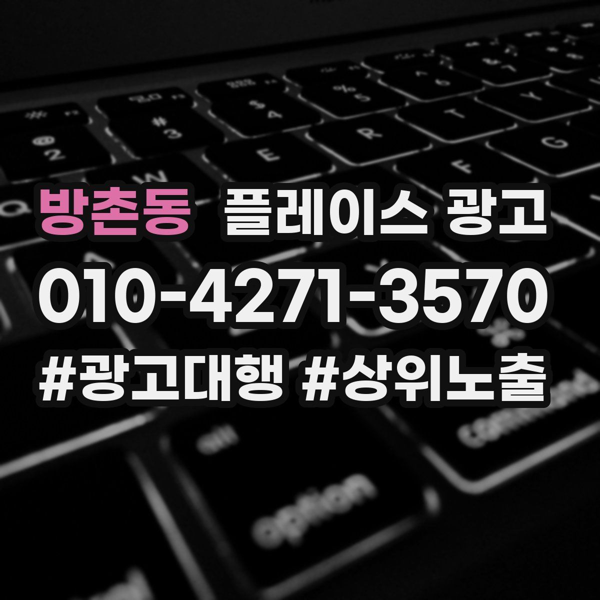 방촌동 플레이스 광고
