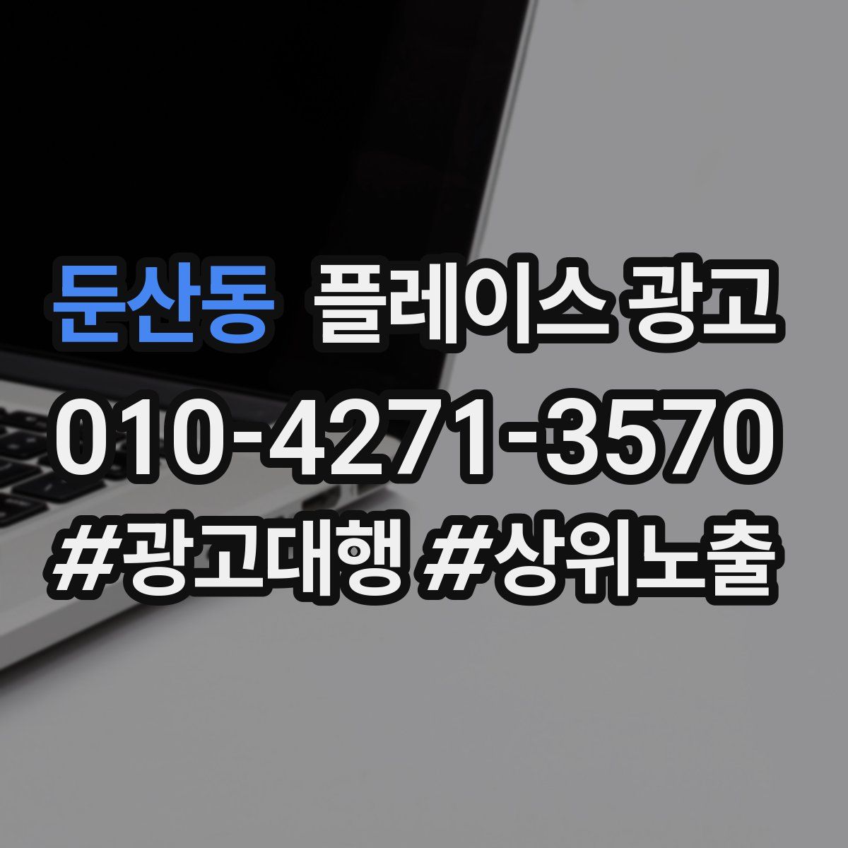 둔산동 플레이스 광고