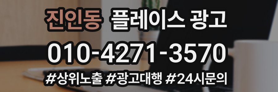 진인동 플레이스 광고