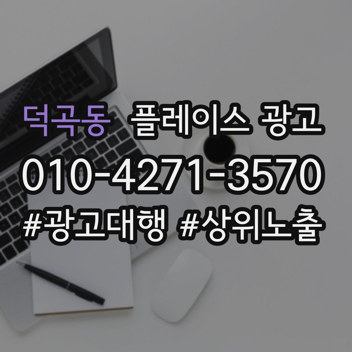 덕곡동 플레이스 광고