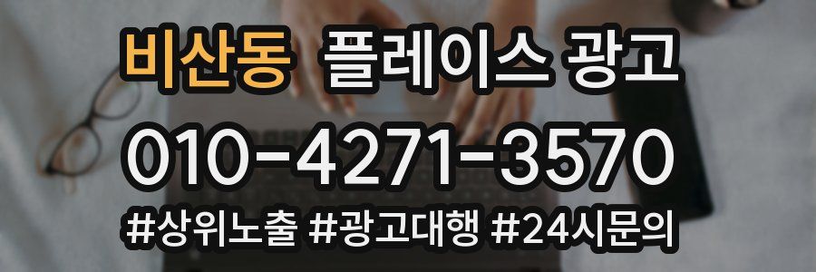 비산동 플레이스 광고