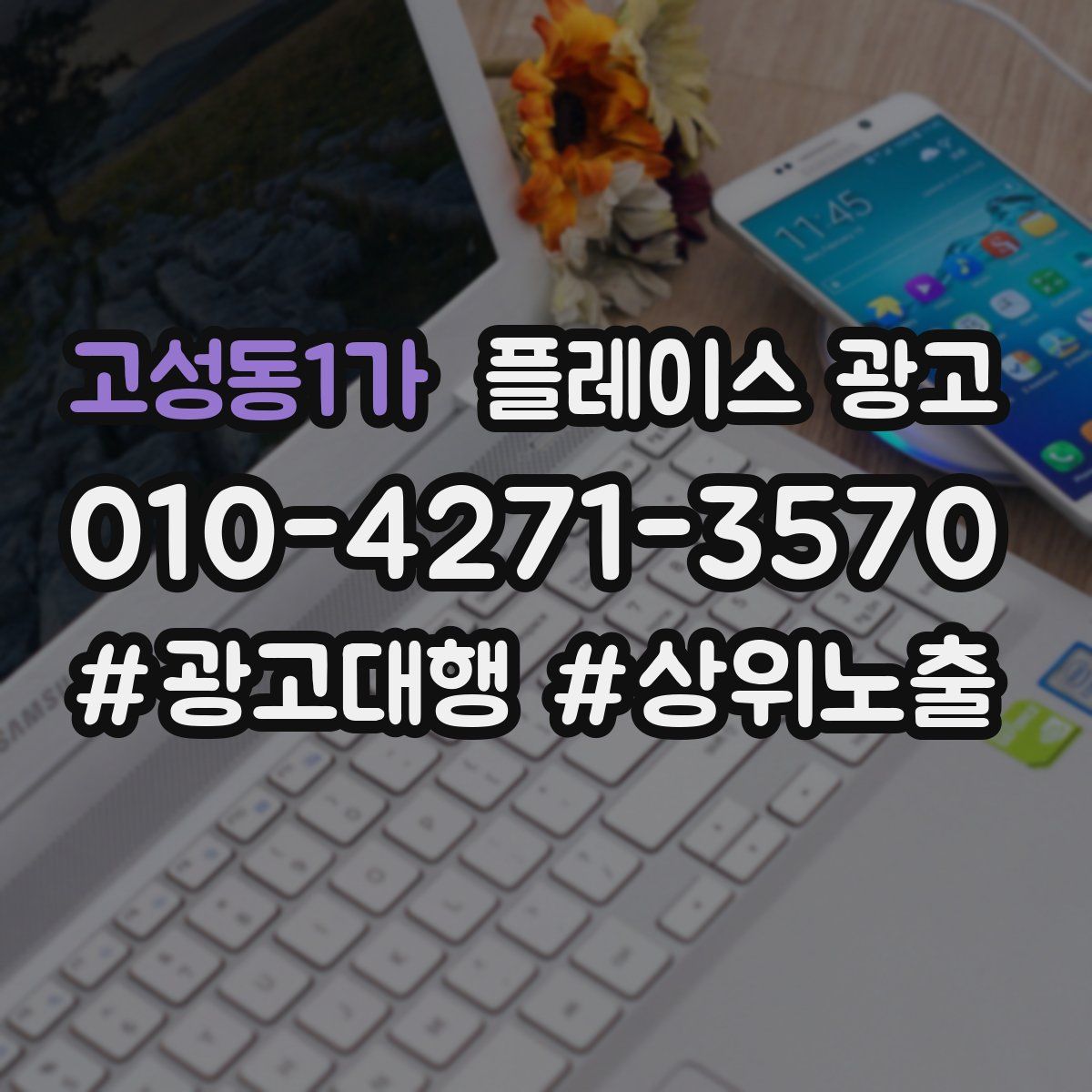 고성동1가 플레이스 광고