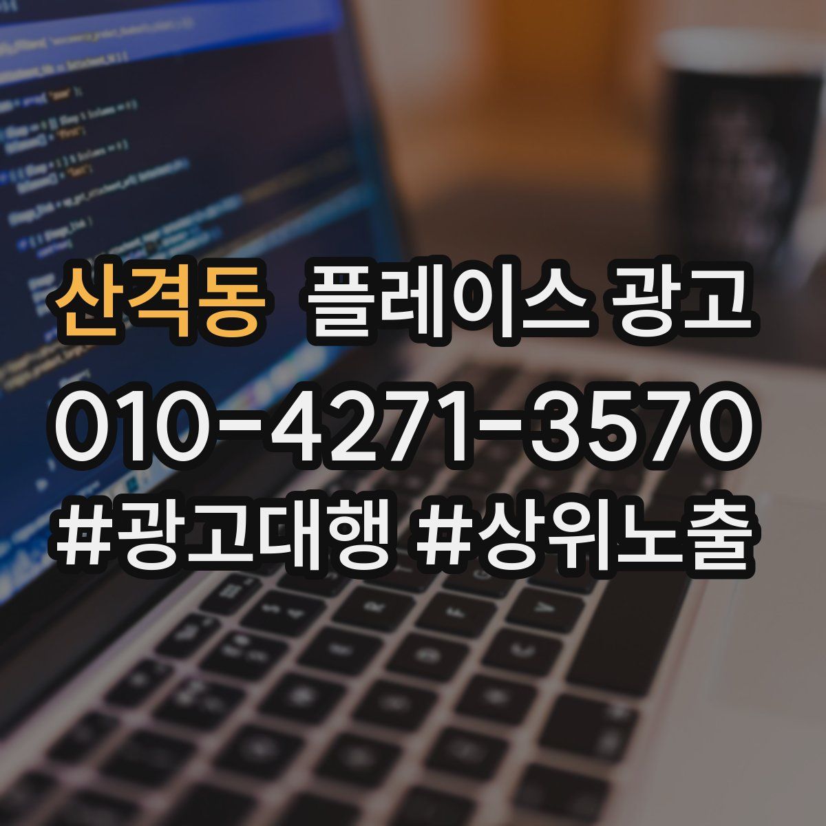 산격동 플레이스 광고