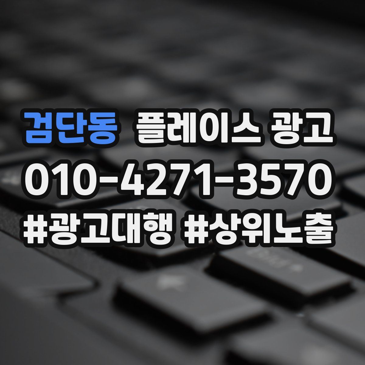 검단동 플레이스 광고