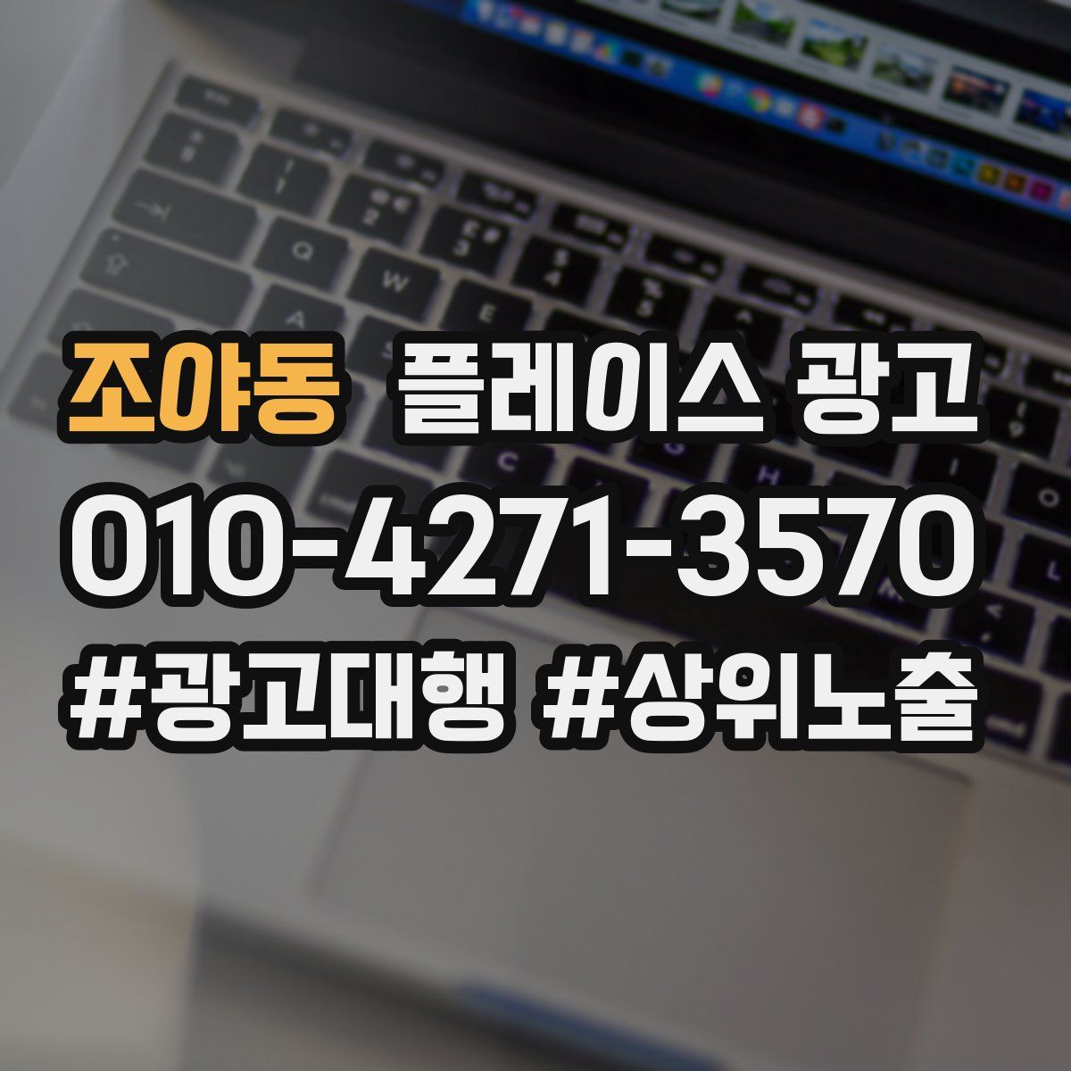 조야동 플레이스 광고
