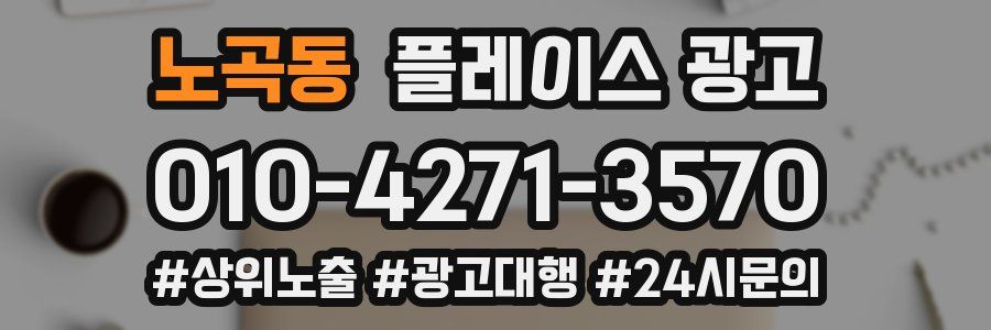 노곡동 플레이스 광고