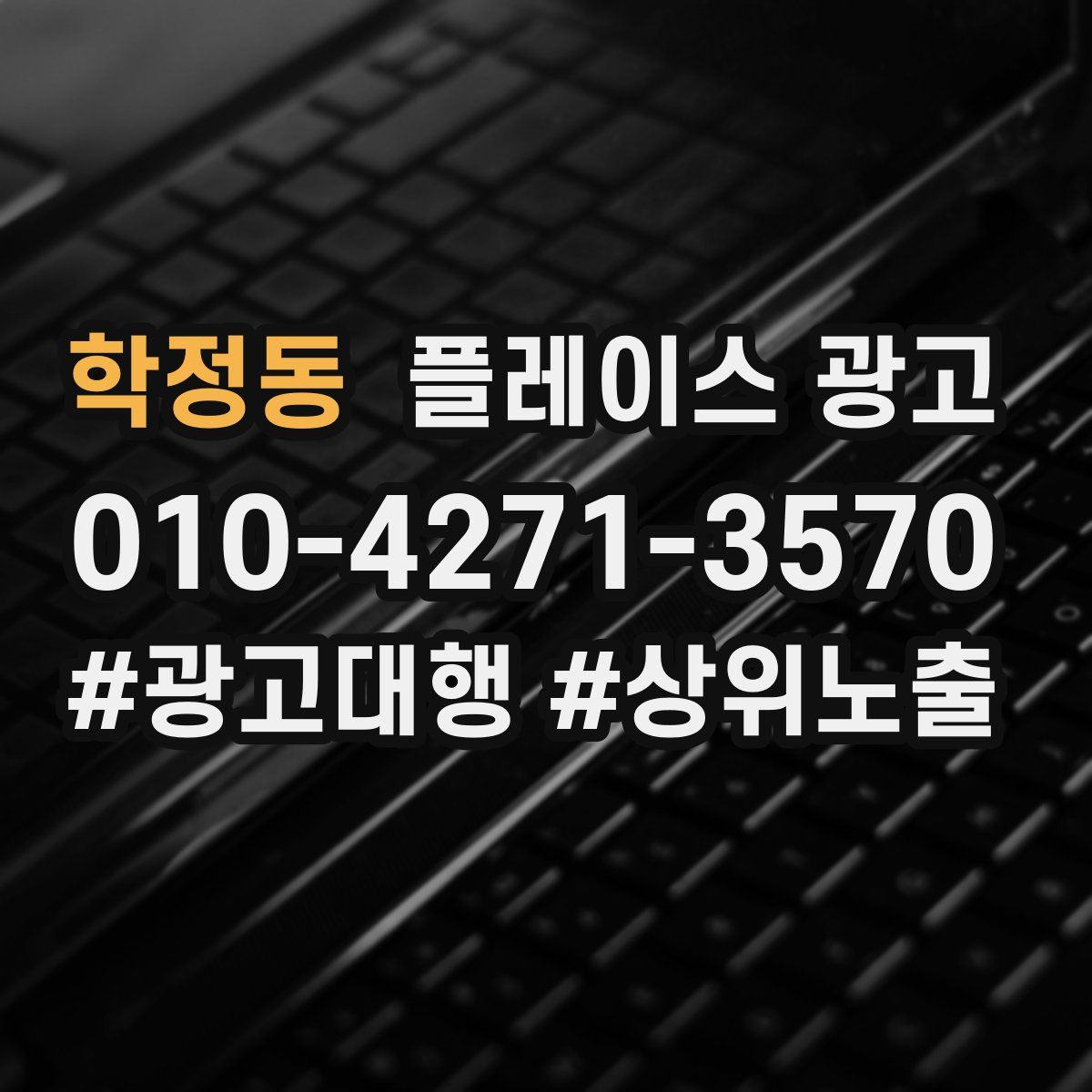 학정동 플레이스 광고