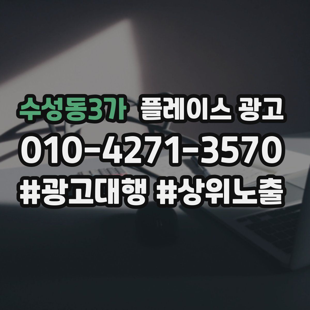 수성동3가 플레이스 광고