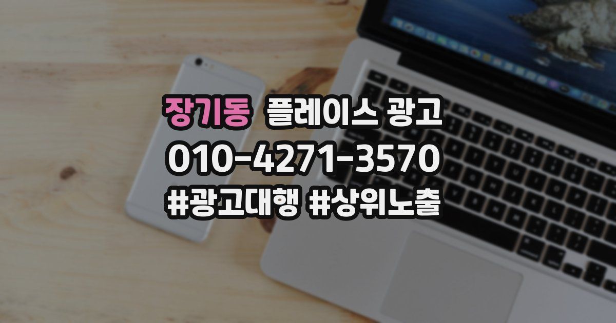 장기동 플레이스 광고