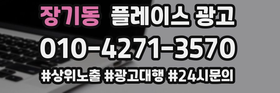 장기동 플레이스 광고