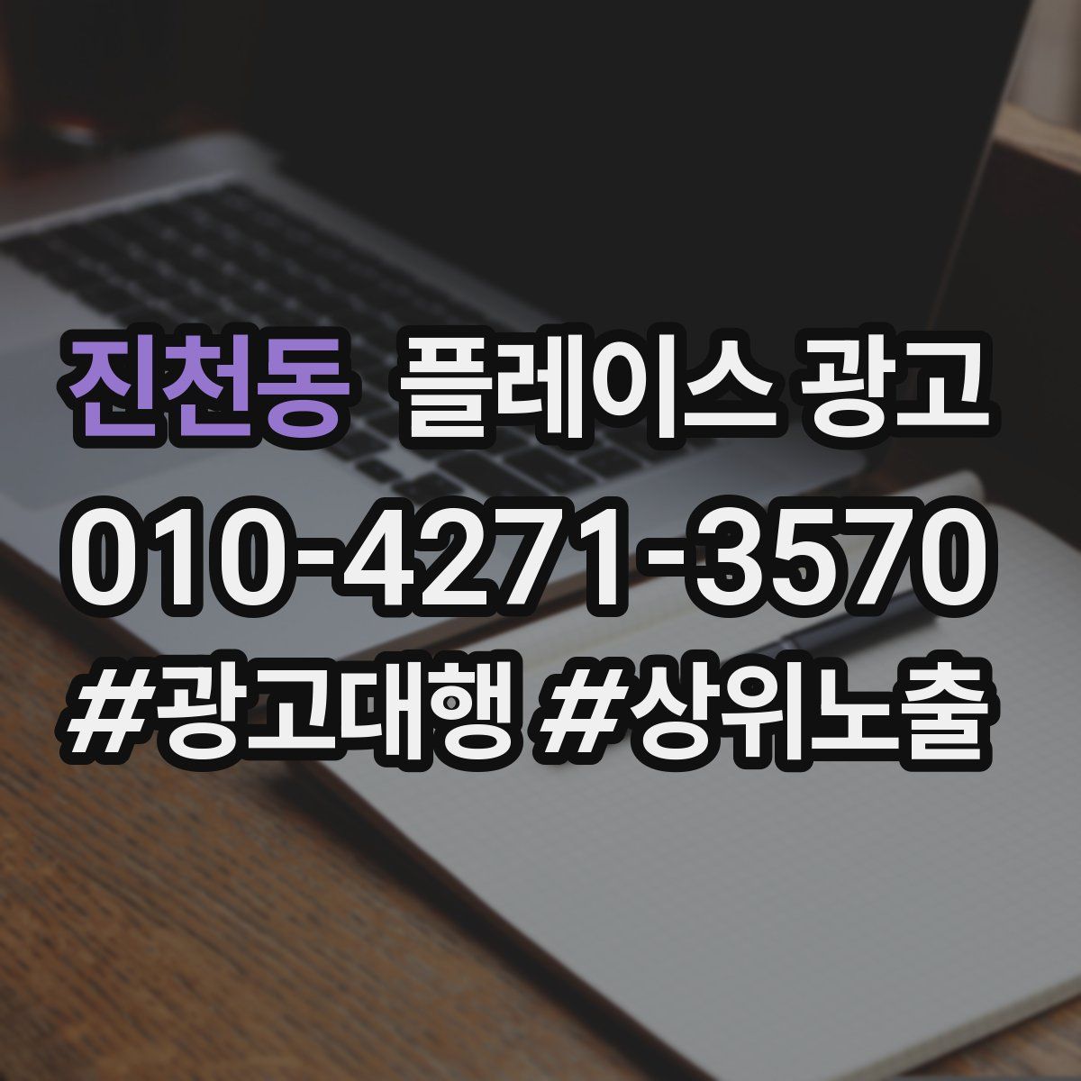 진천동 플레이스 광고