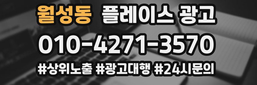월성동 플레이스 광고