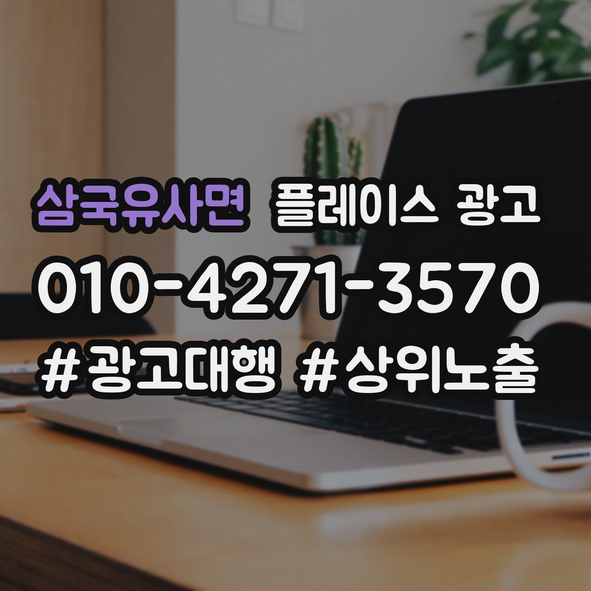 삼국유사면 플레이스 광고