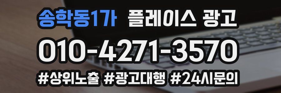 송학동1가 플레이스 광고