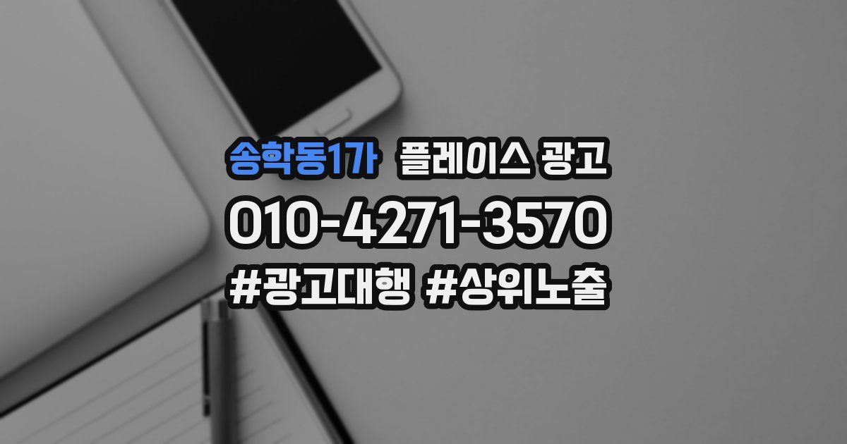 송학동1가 플레이스 광고