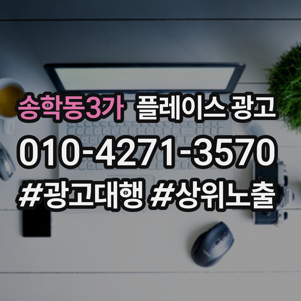 송학동3가 플레이스 광고