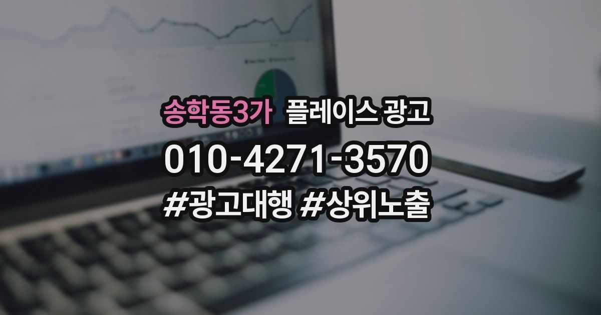 송학동3가 플레이스 광고