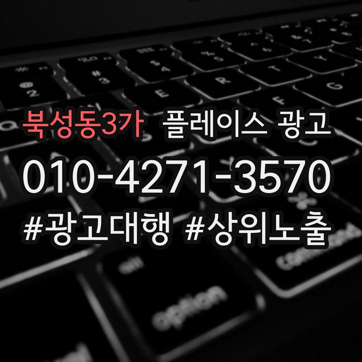 북성동3가 플레이스 광고