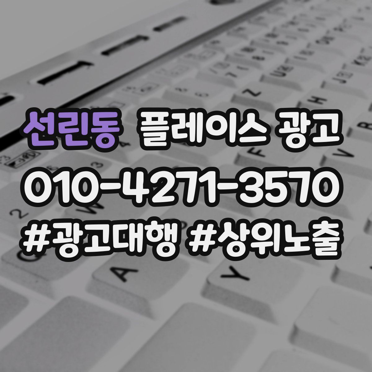 선린동 플레이스 광고