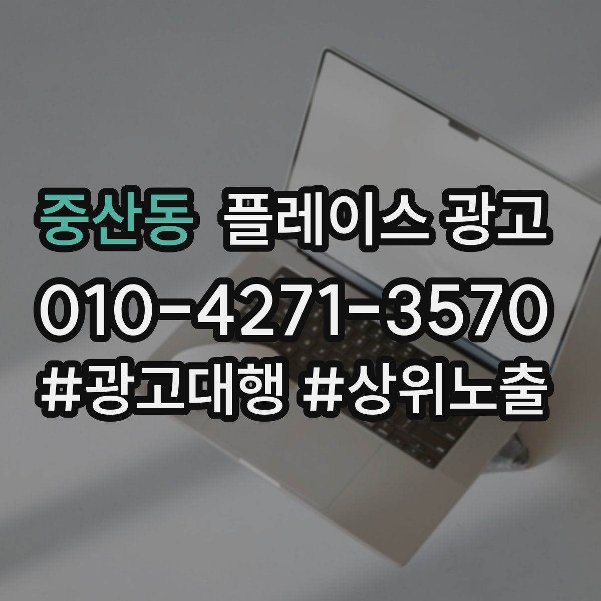 중산동 플레이스 광고