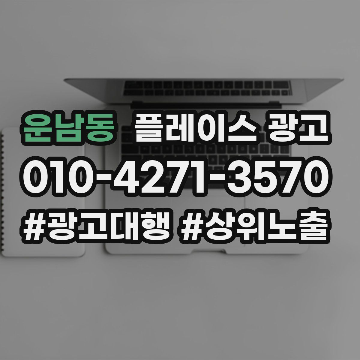 운남동 플레이스 광고
