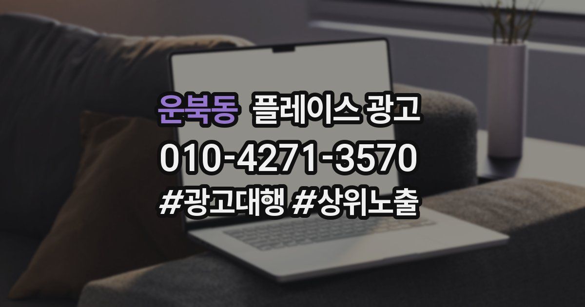 운북동 플레이스 광고