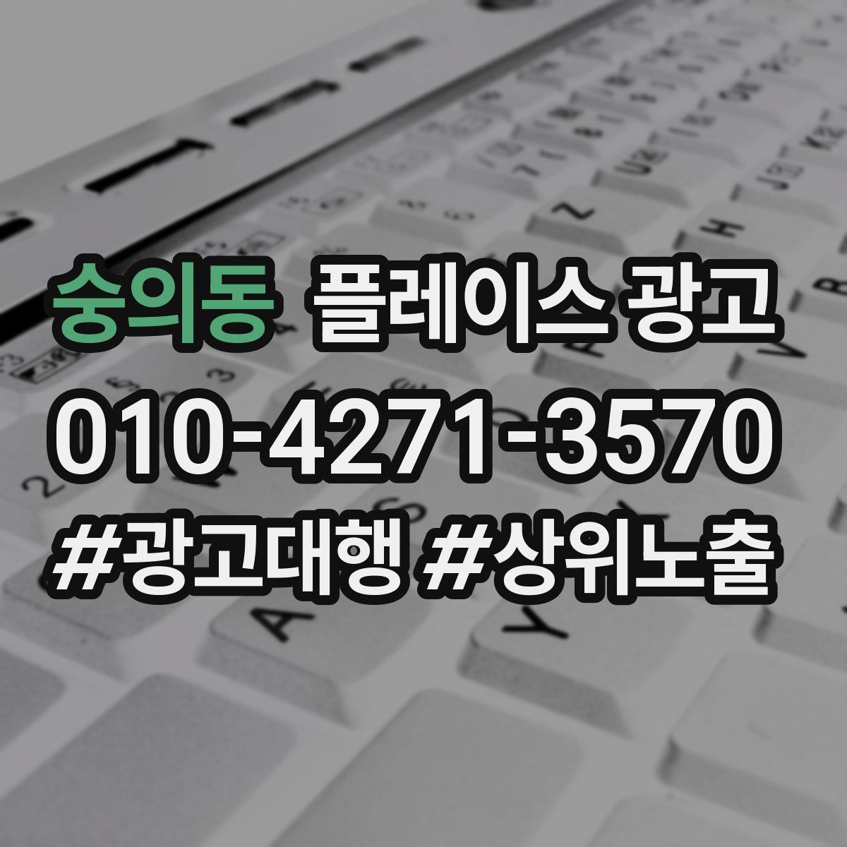 숭의동 플레이스 광고