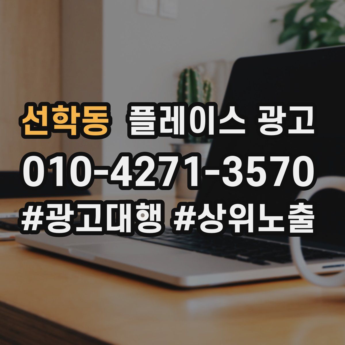 선학동 플레이스 광고