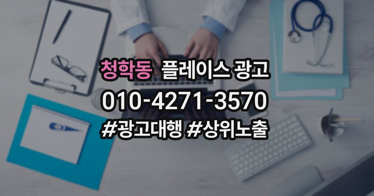 청학동 플레이스 광고