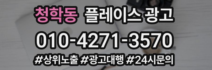 청학동 플레이스 광고