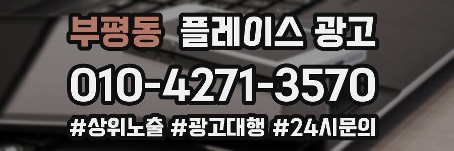 부평동 플레이스 광고