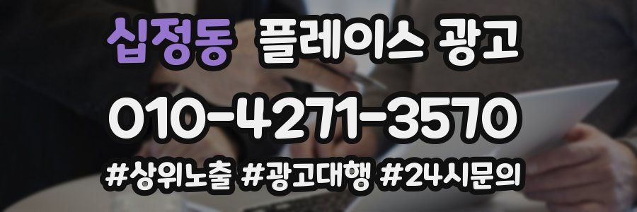십정동 플레이스 광고
