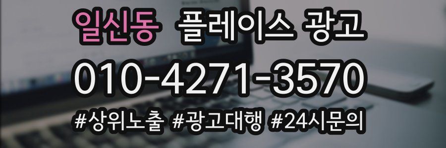 일신동 플레이스 광고