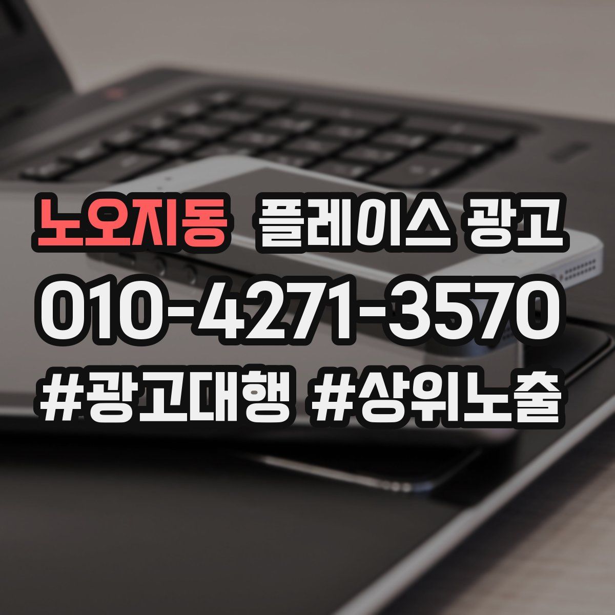 노오지동 플레이스 광고