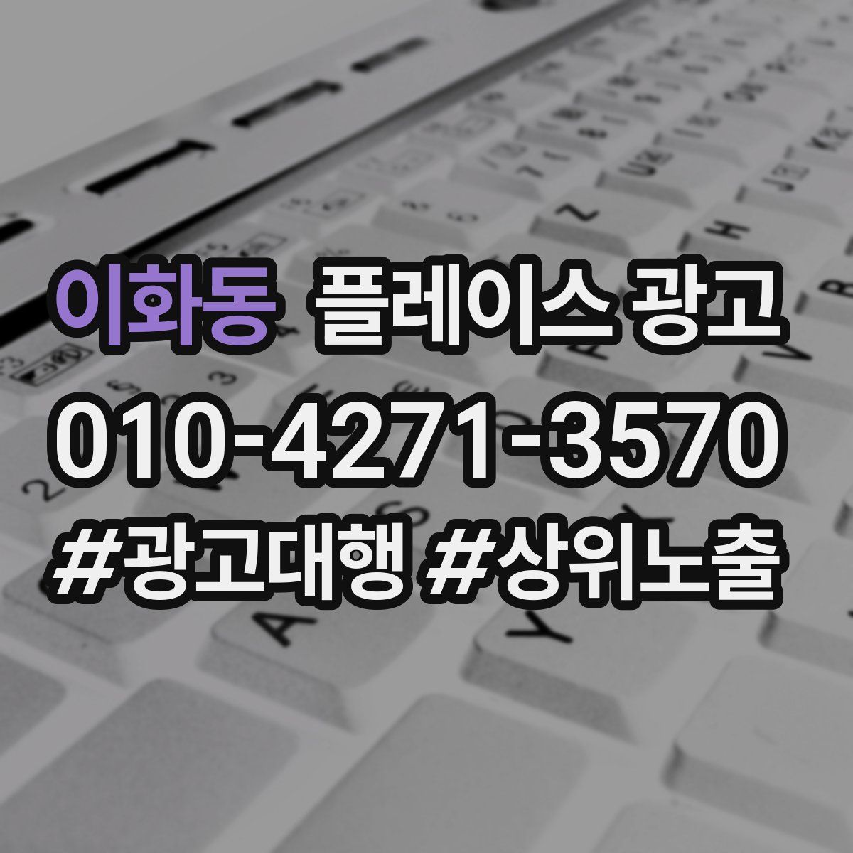 이화동 플레이스 광고