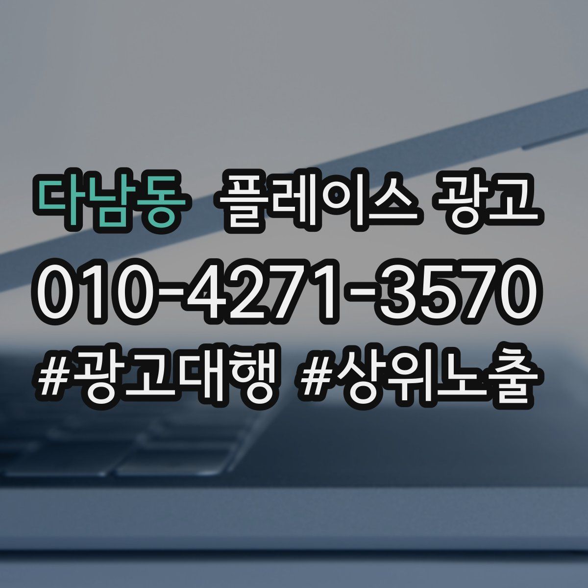 다남동 플레이스 광고
