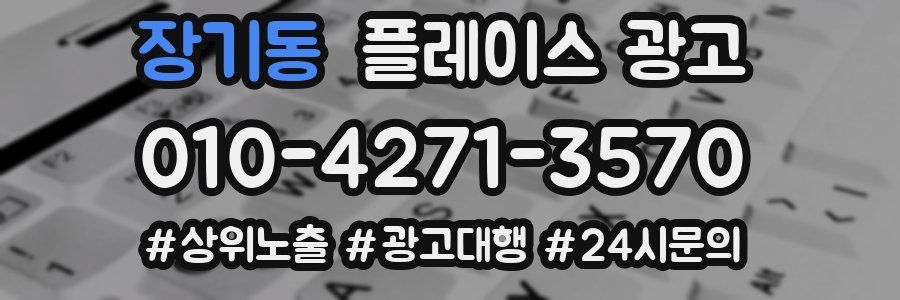 장기동 플레이스 광고