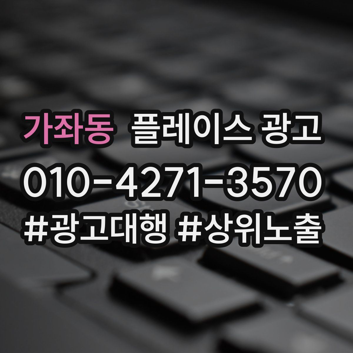 가좌동 플레이스 광고