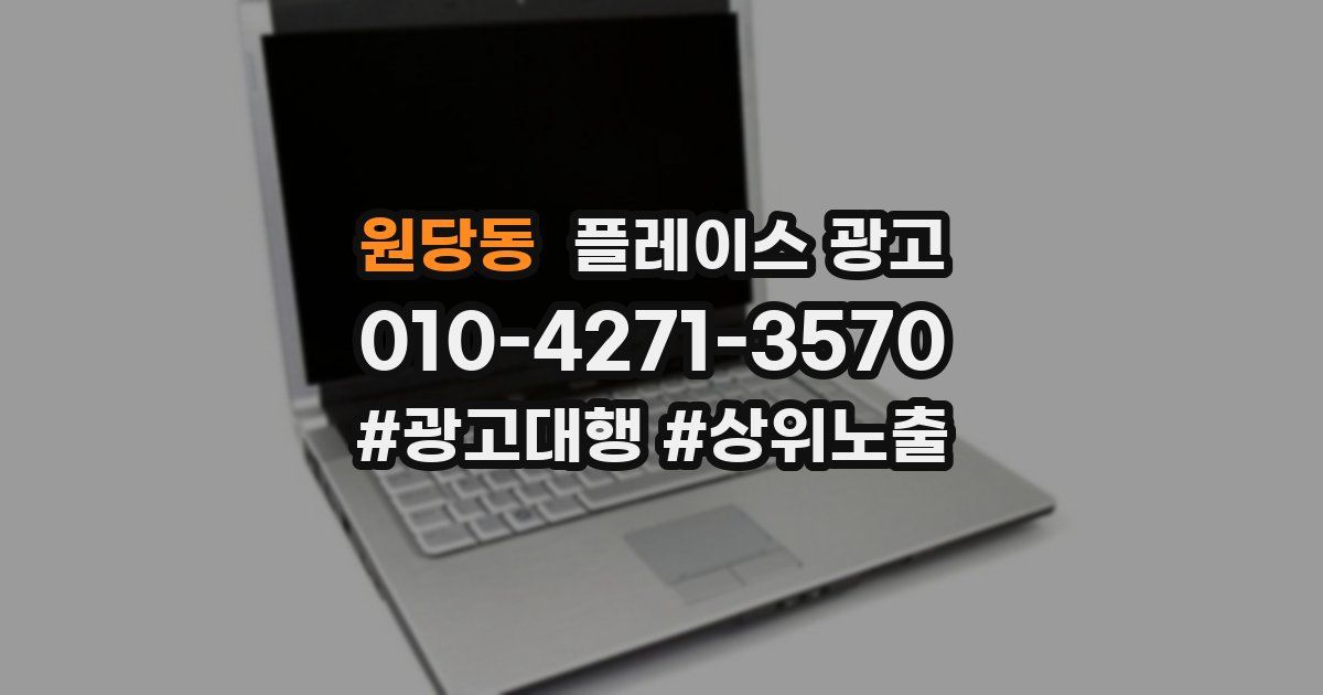 원당동 플레이스 광고