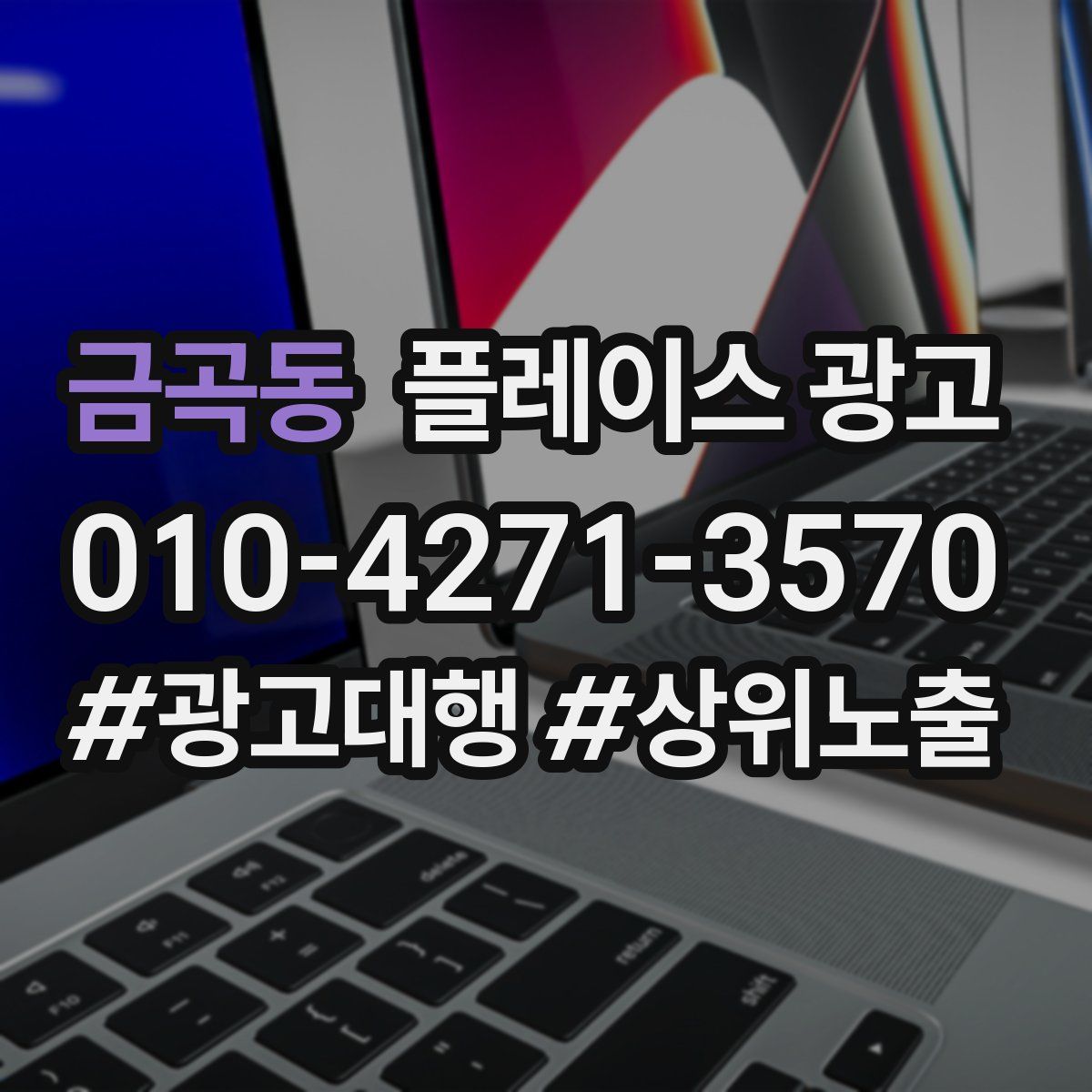 금곡동 플레이스 광고