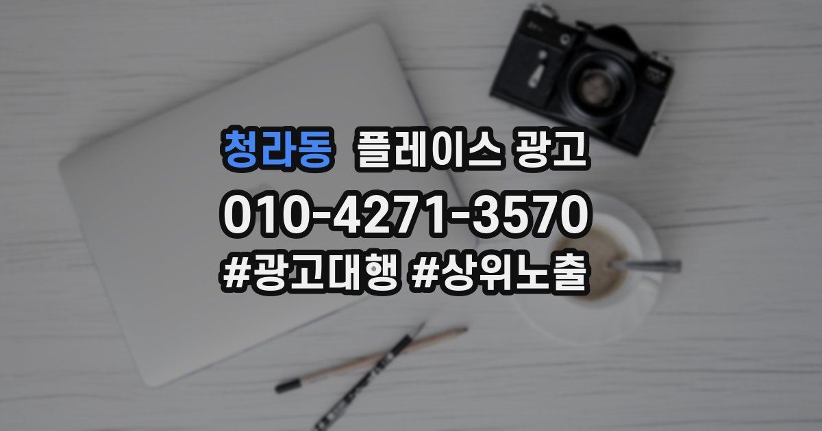 청라동 플레이스 광고
