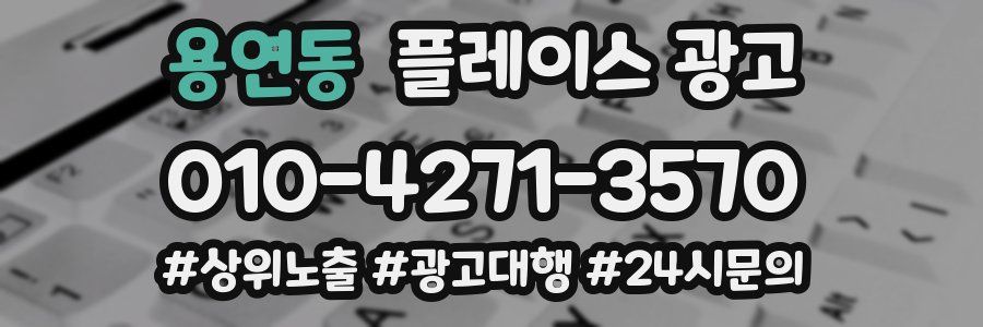 용연동 플레이스 광고