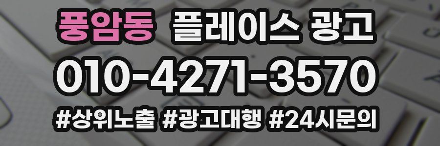 풍암동 플레이스 광고