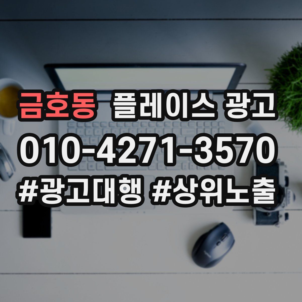 금호동 플레이스 광고