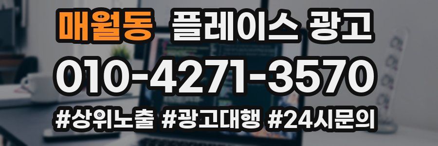 매월동 플레이스 광고