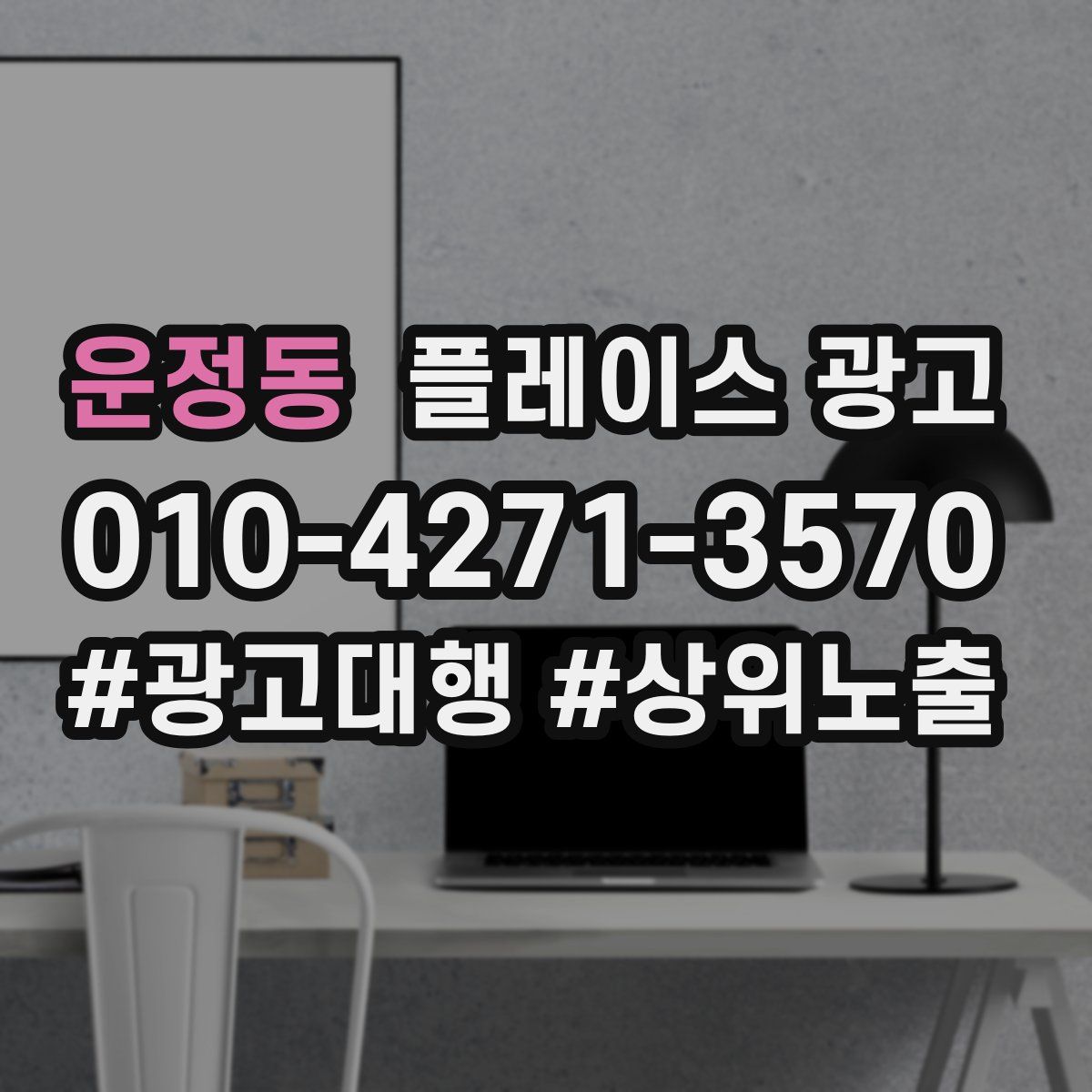운정동 플레이스 광고